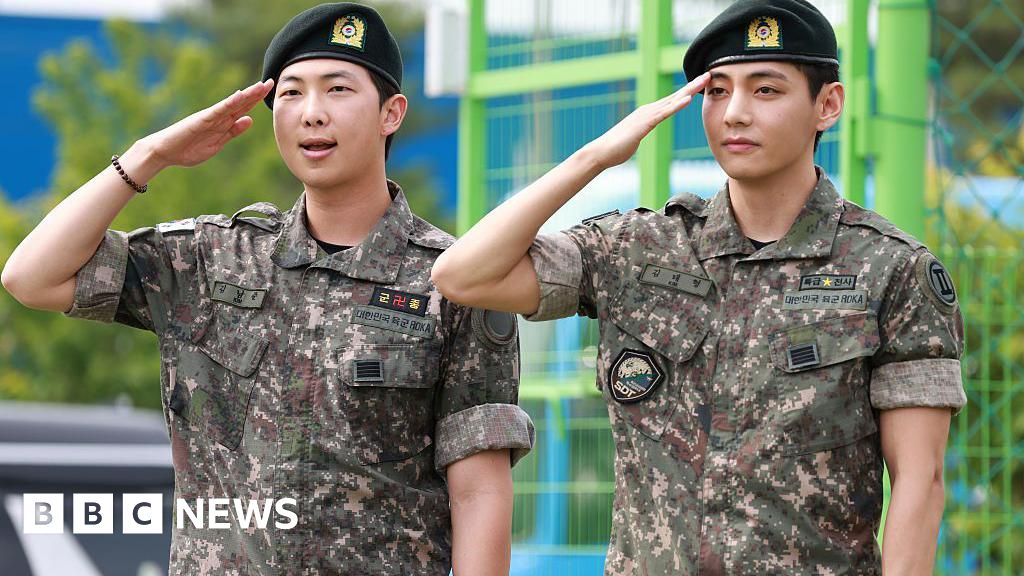 BTS RM＆V、除隊！待望のカムバックにファン興奮
