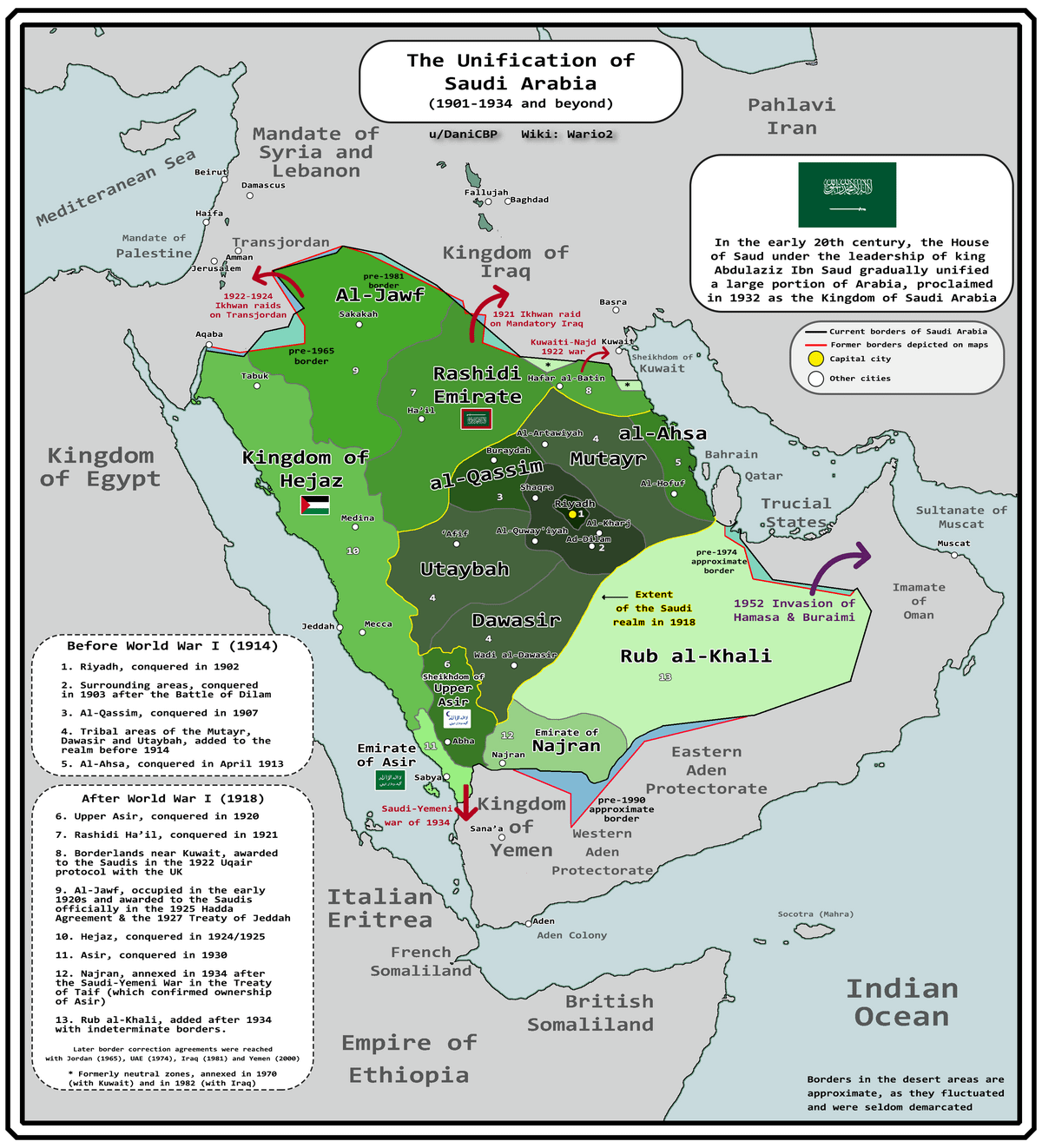 サウジ王朝、建国前は激闘！ラシド家とハシム家との死闘の歴史