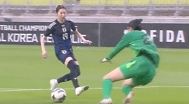 【E-1サッカー選手権2025】なでしこジャパン、右サイド連携で中国ゴールを脅かす！【ハイライト動画】