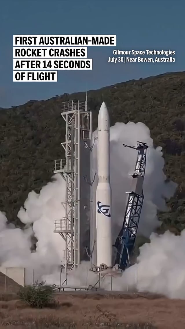 豪初の国産ロケット、打ち上げ14秒で墜落ｗｗｗｗｗｗ