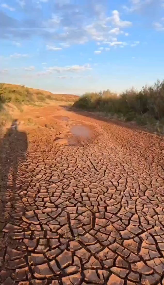 【朗報】干ばつで死んだ土地に水が戻ってきた瞬間、馬に乗った男が目撃する奇跡