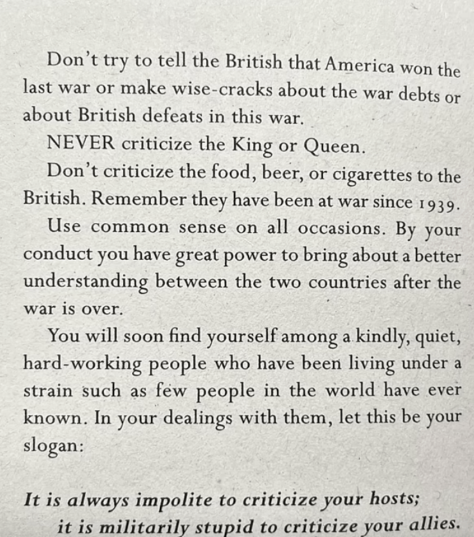 【戦慄】米軍、1942年の英国駐留兵にヤバすぎる指示をしていた…