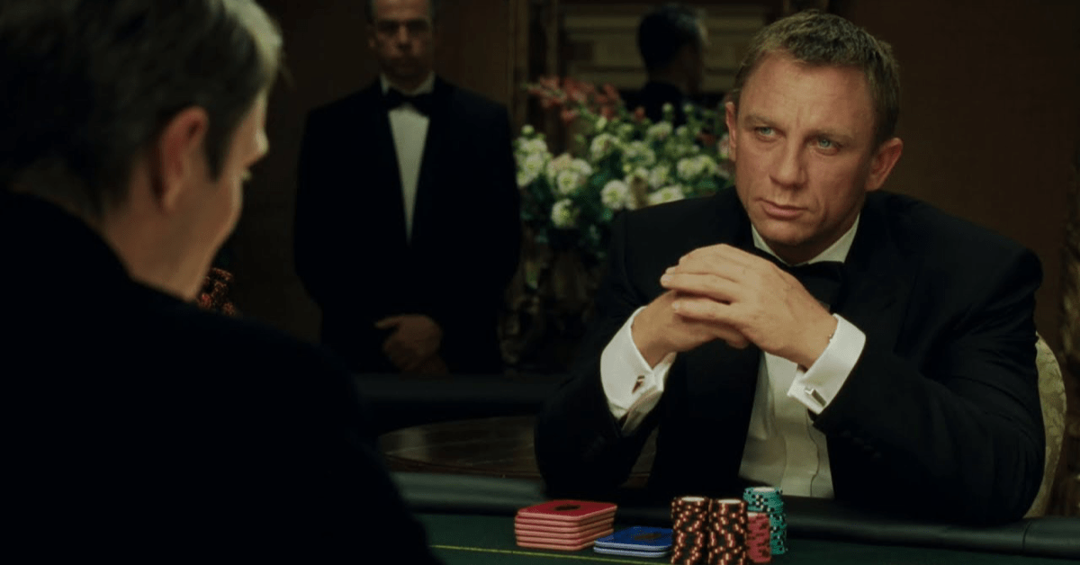 【悲報】007ダニエル・クレイグ、ポーカーが下手すぎたｗｗｗ カジノ・ロワイヤルとは一体…