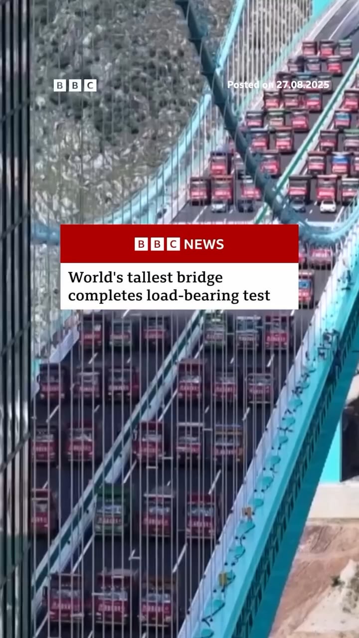 中国の華江大峡谷橋、開通前に5日間のテスト！マジかよ！？