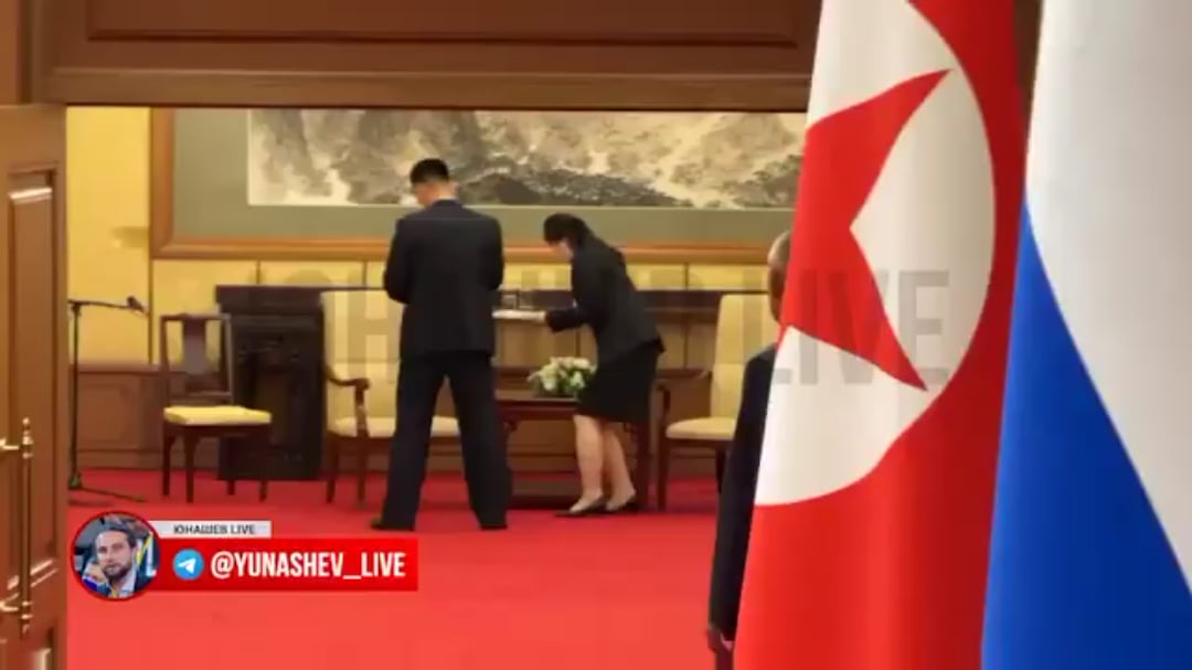 【速報】金正恩のSP、プーチンとの会談後即消毒！徹底ぶりに草