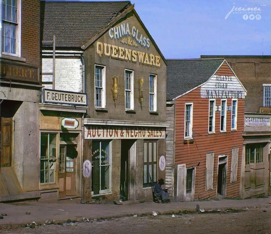 【歴史】奴隷競売所に立つ黒人兵士（1864年アトランタ）の衝撃