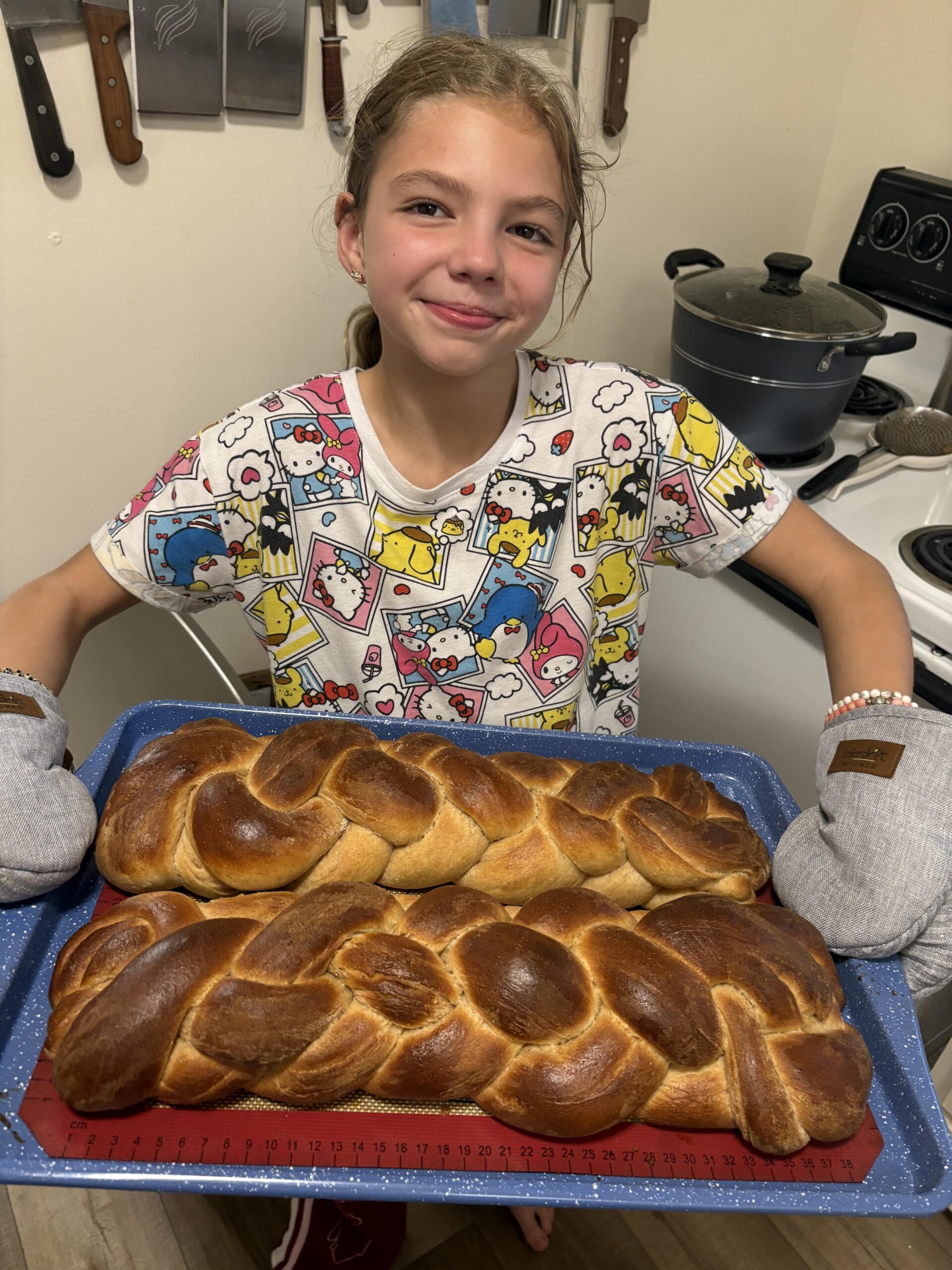 娘が作った手作り challah パンが激ウマ！親父の俺、感動で涙腺崩壊ｗｗｗ