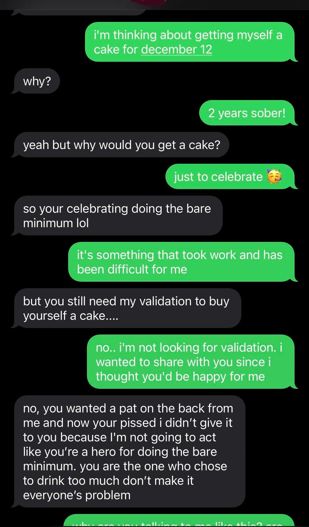 彼氏のソブラエティ記念日にまさかの大喧嘩！3年愛も終焉か？