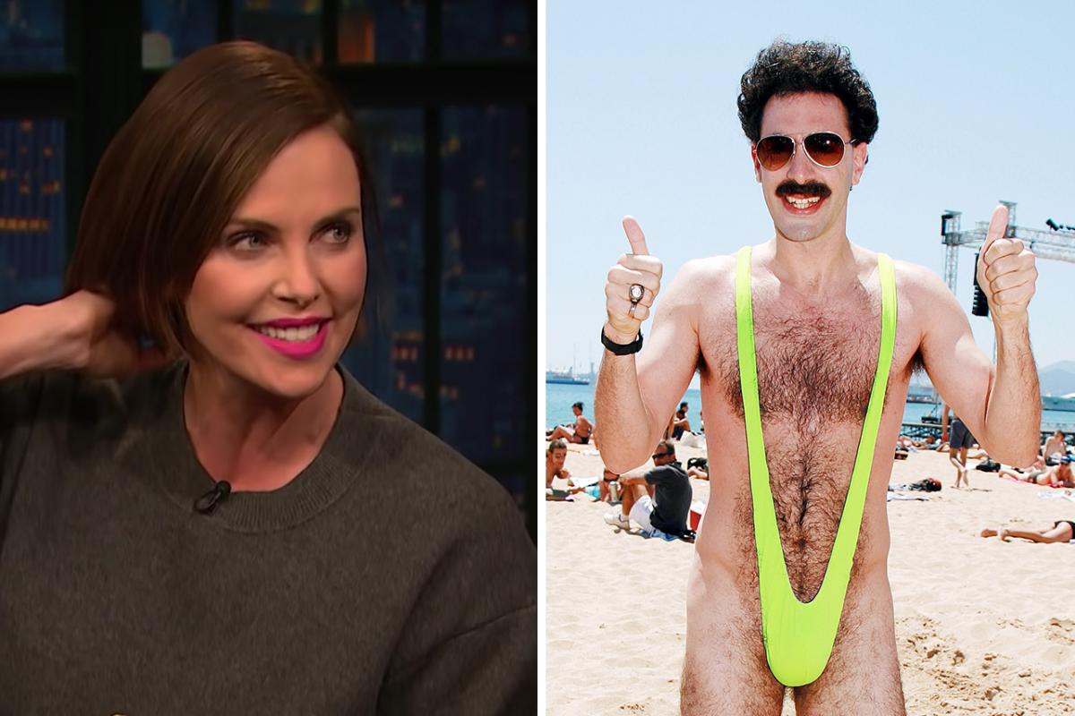 シャリーズ・セロン、ボラットで笑いすぎてヘルニア悪化→入院5日間www