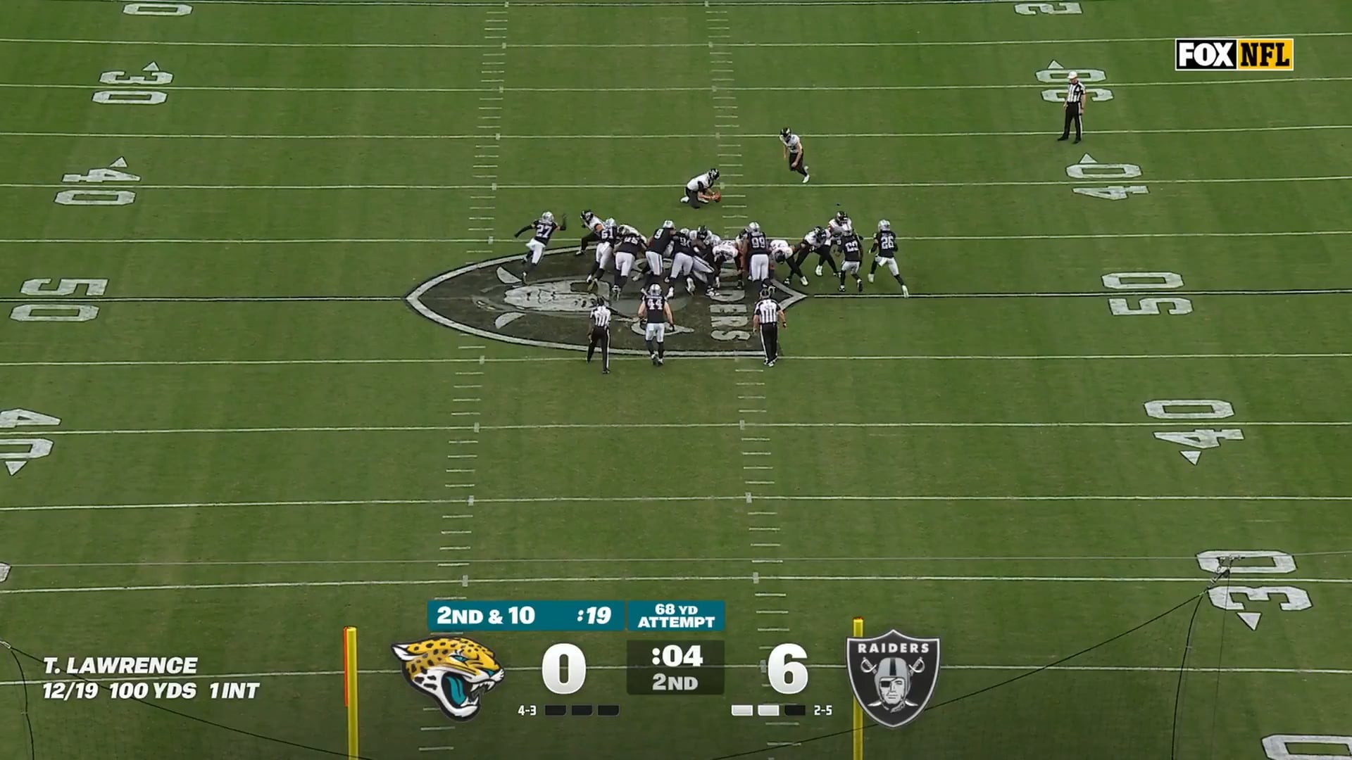 ジャガーズ新キッカー、68ヤードFG成功でNFL記録更新！