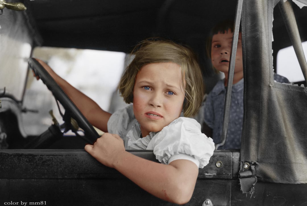 【モノクロ→カラー】 【時代遅れ】1938年、ルイジアナで父を待つ家族の末路