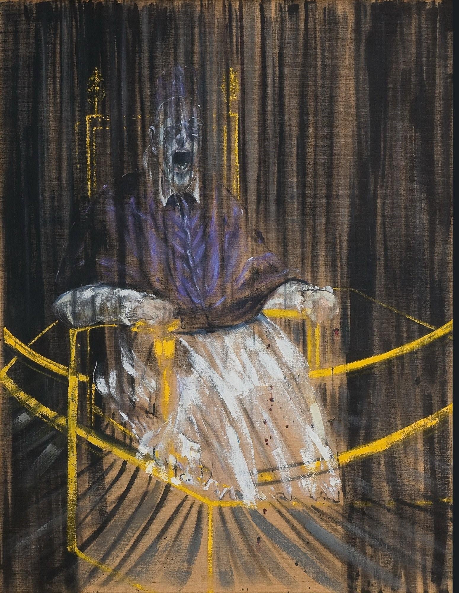 【写真】 フランシス・ベーコン – ヴェラスケスの「教皇インノケンティウス10世の肖像」にもとづく習作（1953年）